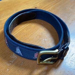 Vineyard Vines sailboat belt sz34